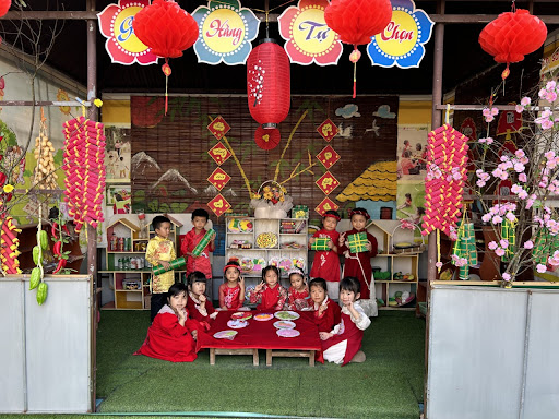 góc trải nghiệm mầm non ngoài trời